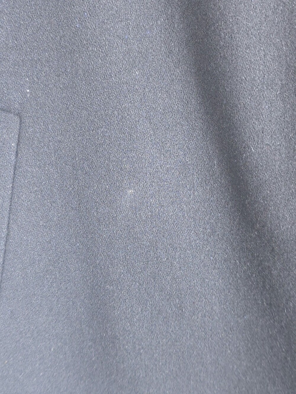 Calvin Klein Wool Blend Zip Front Coat Size 10 Black - Picture 5 of 7